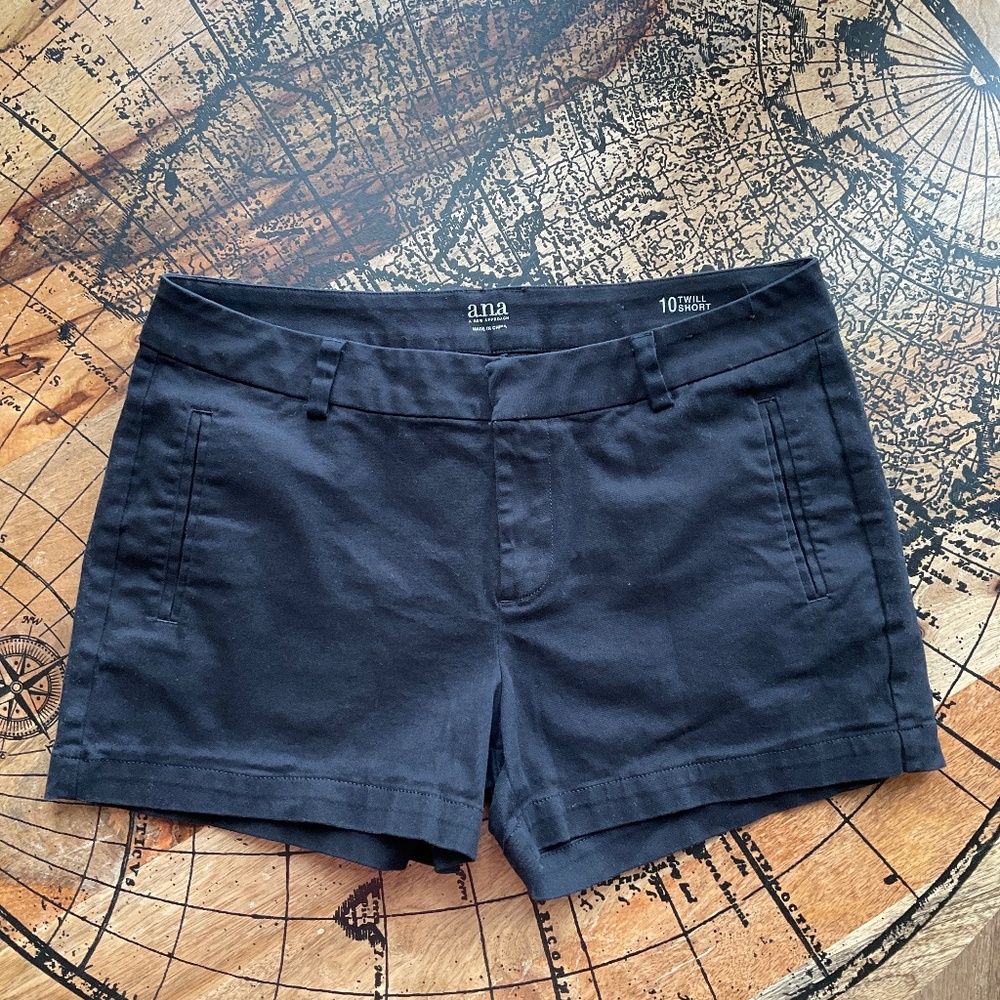 Tailored Black Shorts